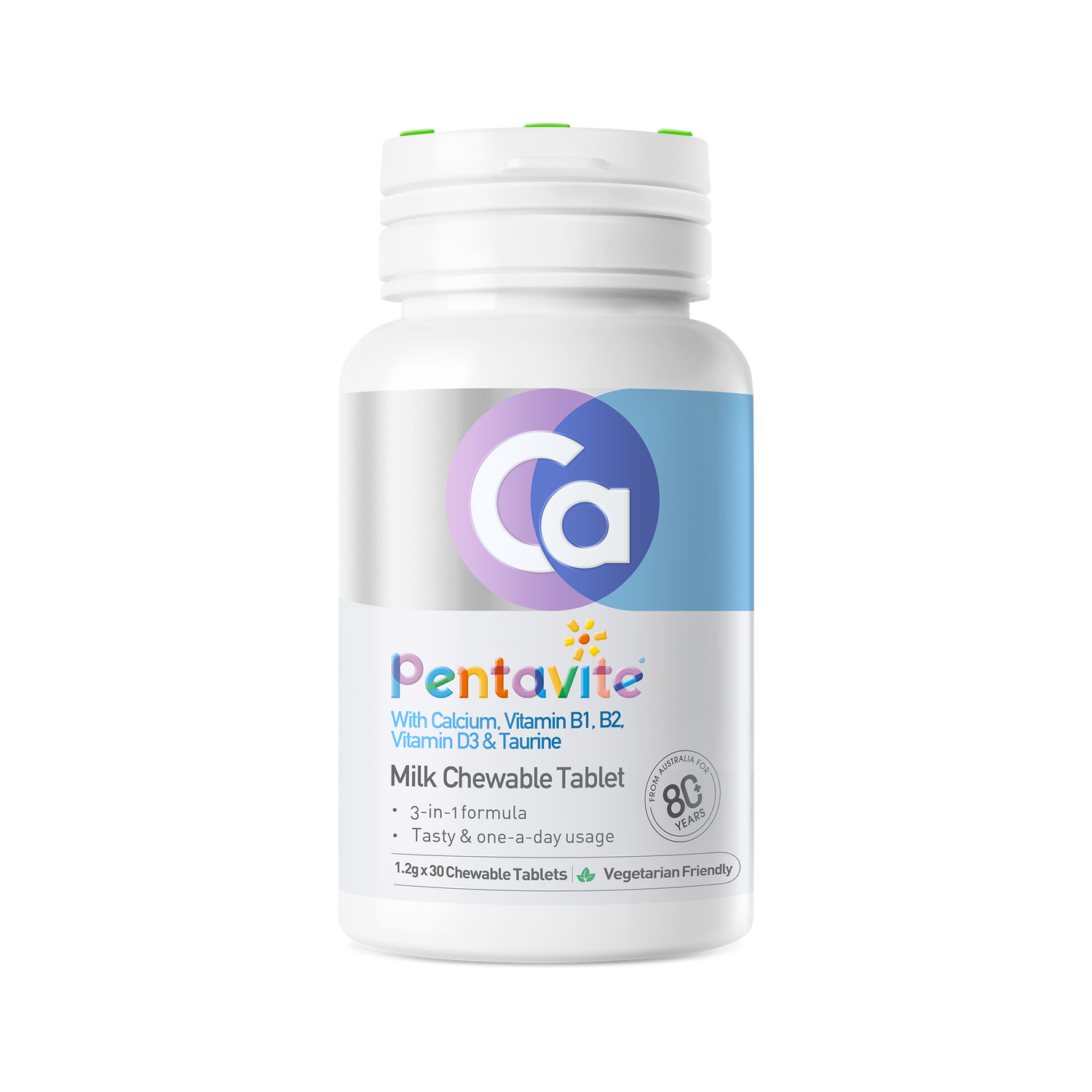Calcium, Vitamin B1, B2, Vitamin D3 & Taurine Milk Chewable Tablet