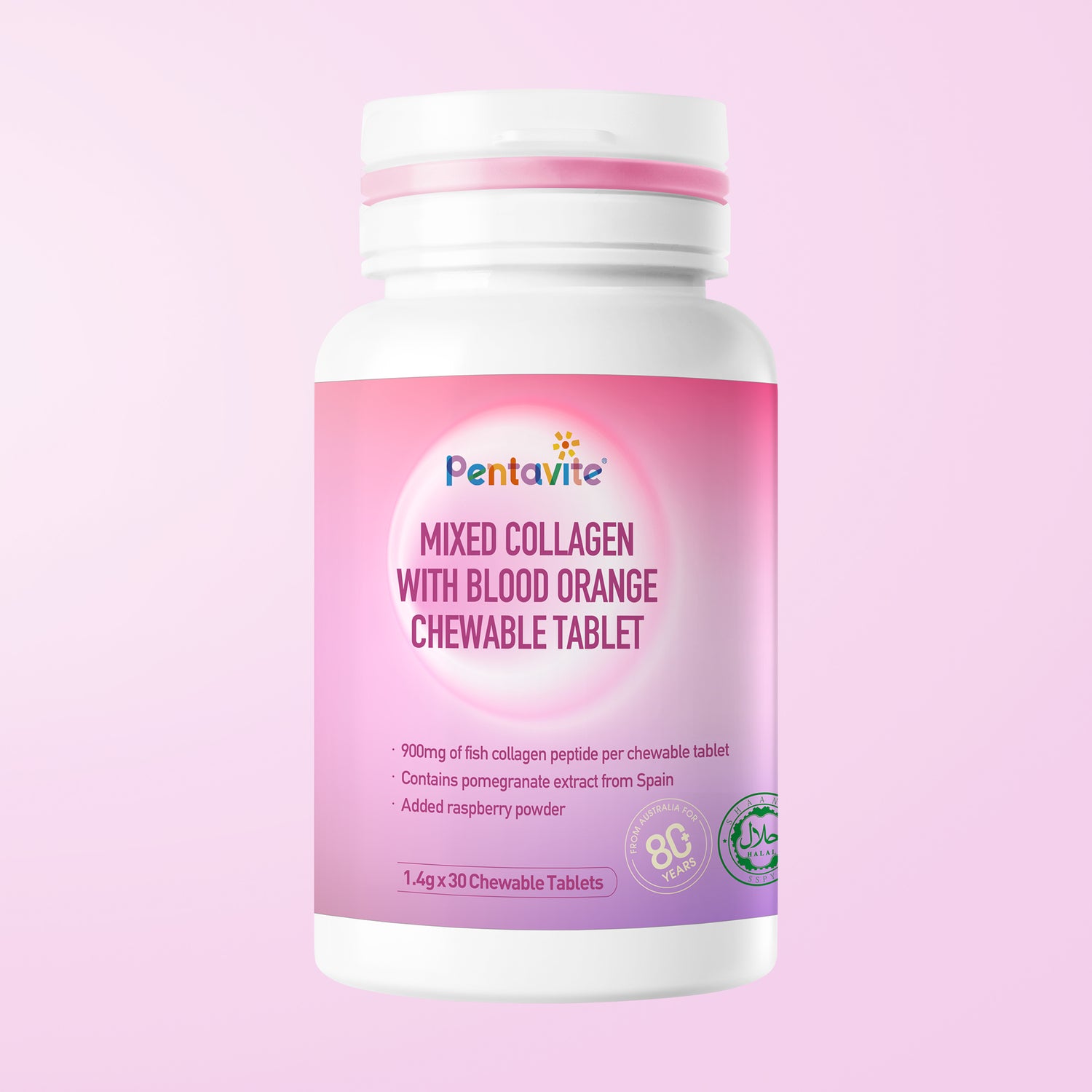 Mixed Collagen With Blood Orange Chewable Tablet