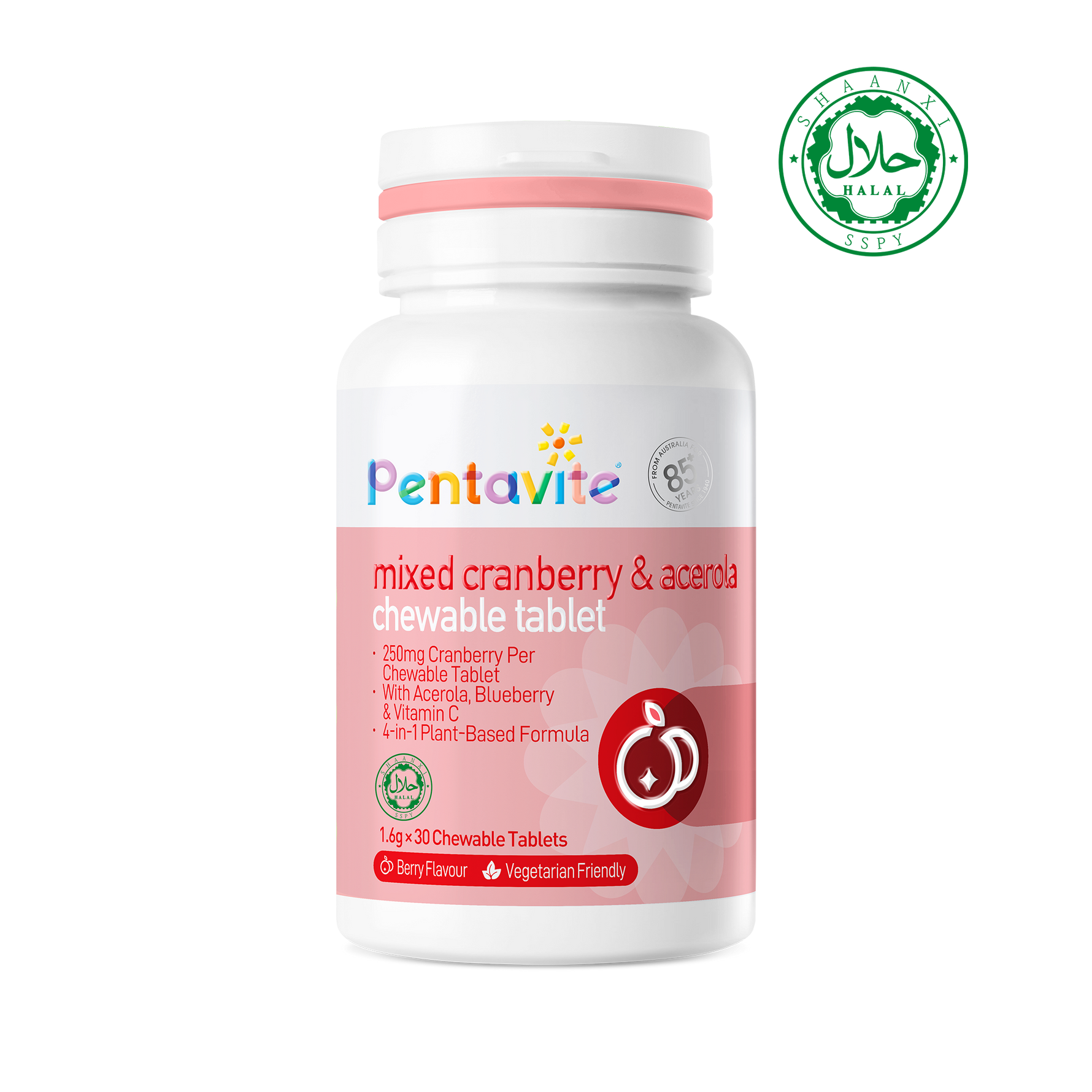 Pentavite cranberry and acerola in Wanee group-buy functional nutrition combo