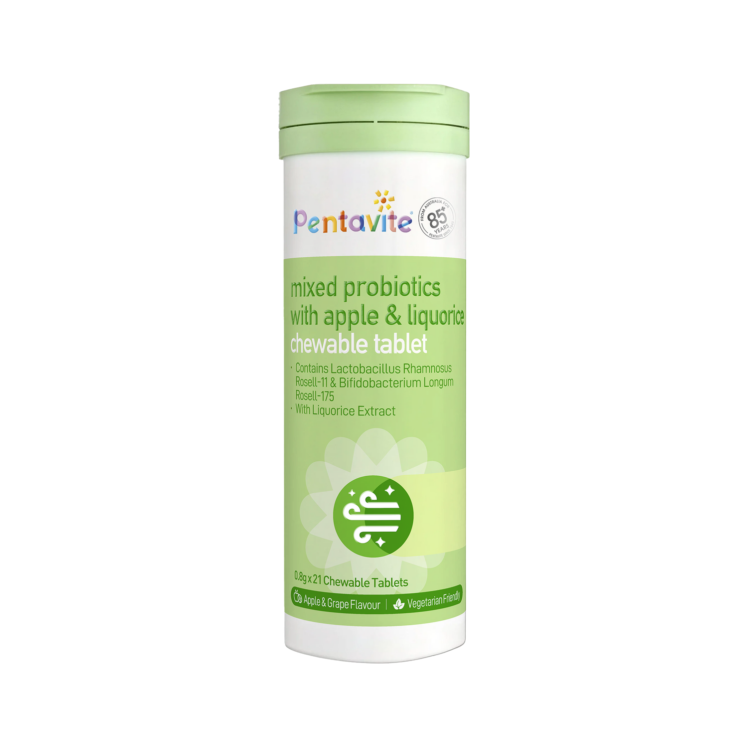 Mixed Probiotics with Apple & Liquorice Chewable Tablet