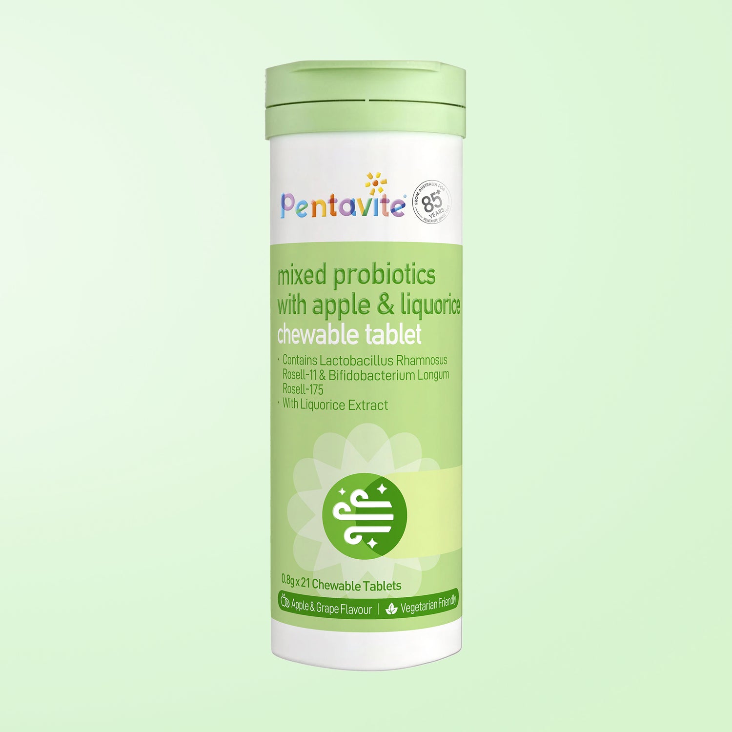 Mixed Probiotics with Apple & Liquorice Chewable Tablet