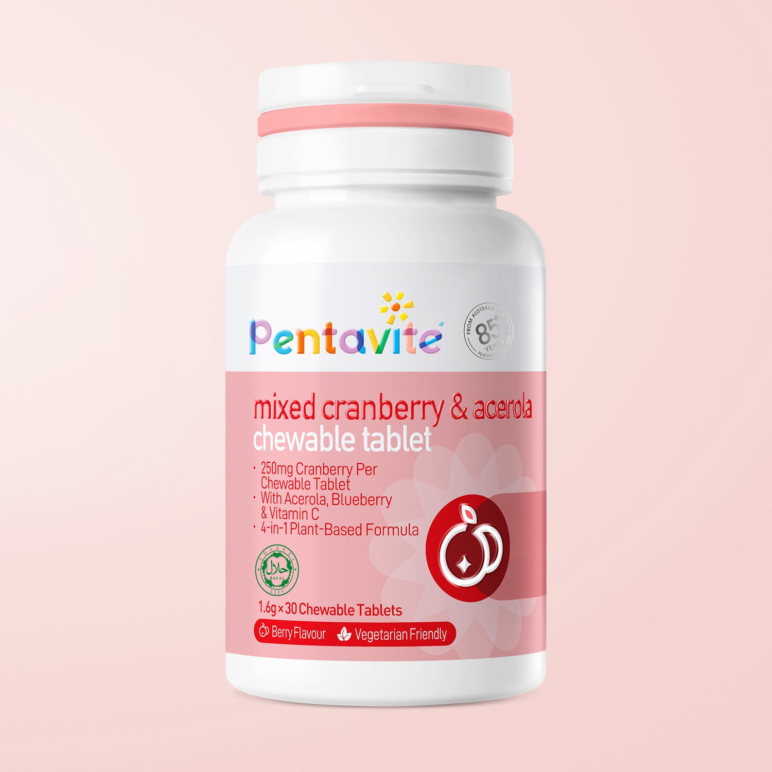 Mixed Cranberry & Acerola Chewable Tablet