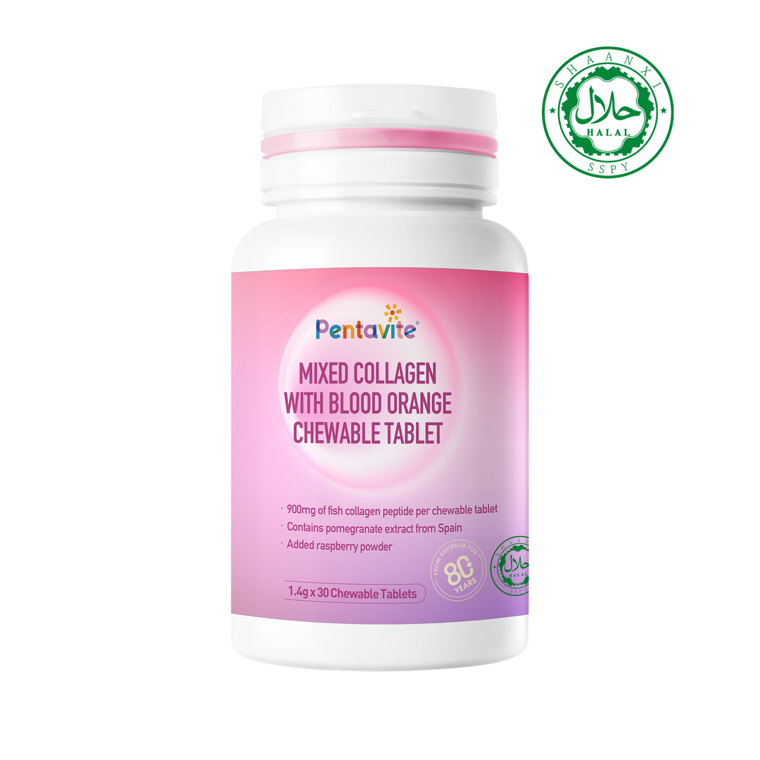 Mixed Collagen With Blood Orange Chewable Tablet