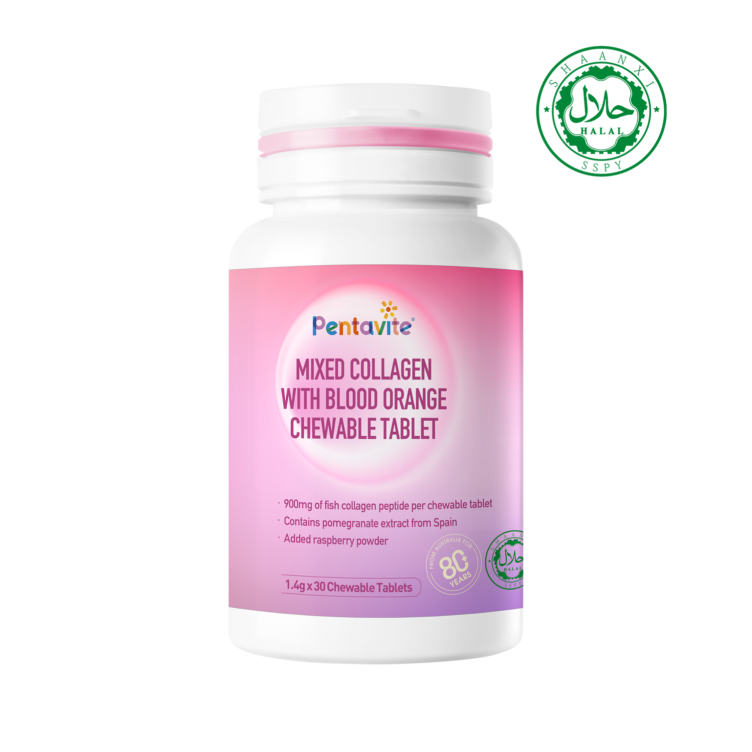Mixed Collagen With Blood Orange Chewable Tablet
