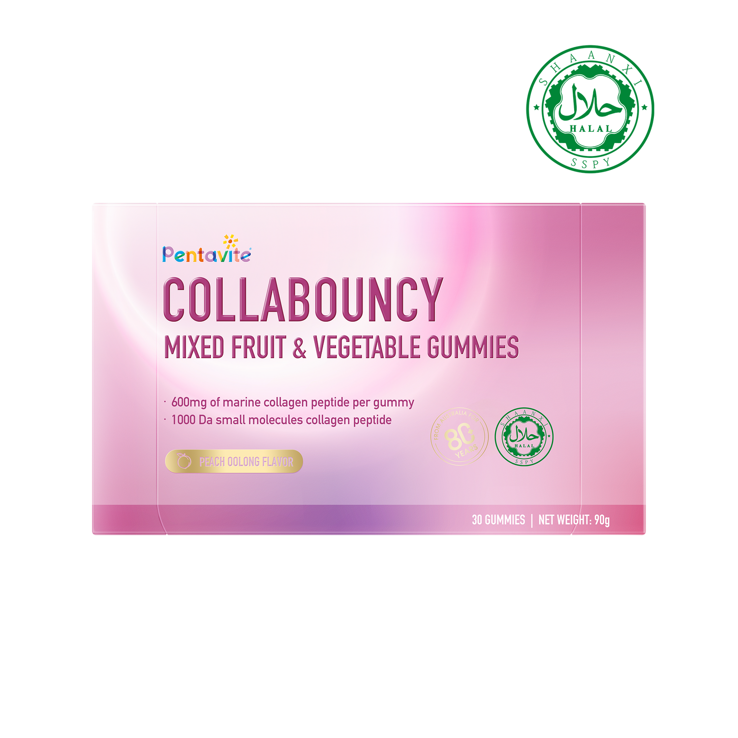 Collabouncy Mixed Fruit & Vegetable Gummies