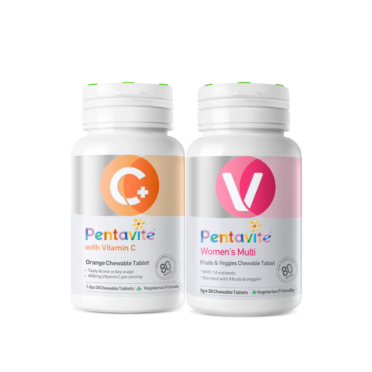 Women’s Daily Wellness & Immunity Duo – Women’s Multi & Vitamin C