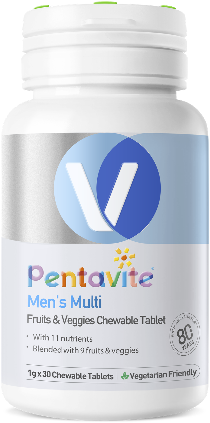 Genuine Men’s Multi Fruits & Veggies Chewable Tablet